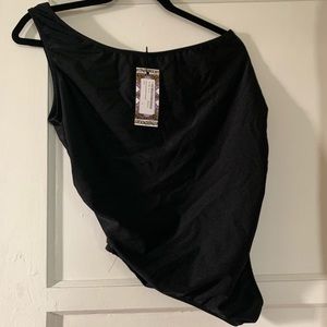 BooHoo Maternity off the shoulder bathing suit